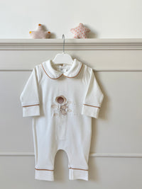 Balonlu Tavşan 6'lı Yenidoğan Tulum Bebek Seti - %100 Pamuk Bebeğe Özel Yeni doğan Tulumu, Battaniye, Yastık, Şapka, Eldiven, Puset Örtüsü